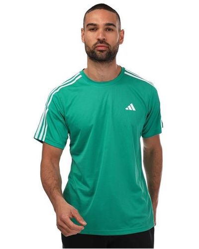 adidas Base 3 Stripes T-shirt - Green