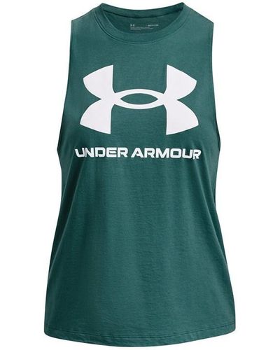Under Armour S Sportstyle Graphic Tank Top Green S