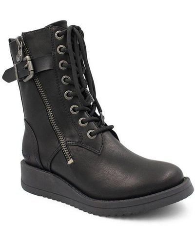 Blowfish Code Lace Up Boots - Black