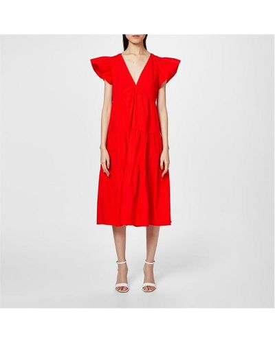 Vero Moda Jarlotte Dress - Red