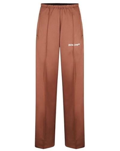 Palm Angels Loose Track Bottoms - Brown