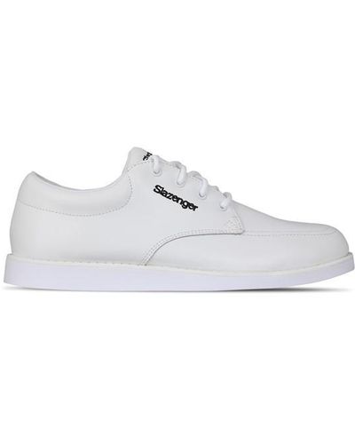 Slazenger 1881 Bowls Shoes - White
