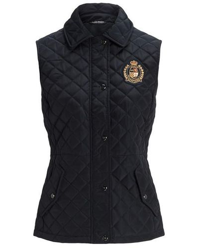 Ralph Lauren Crest Gilet - Black