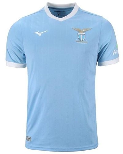 Mizuno Lazio 50-year Anniversary Home Shirt 2024 2025 Adults - Blue