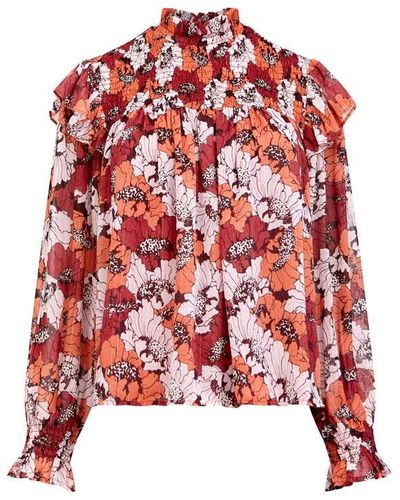 Great Plains Great Poppy Shirt Ld34 - Red