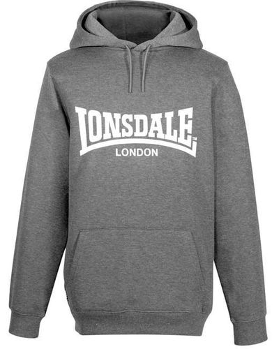 Lonsdale London Essential Oth Hoodie - Grey