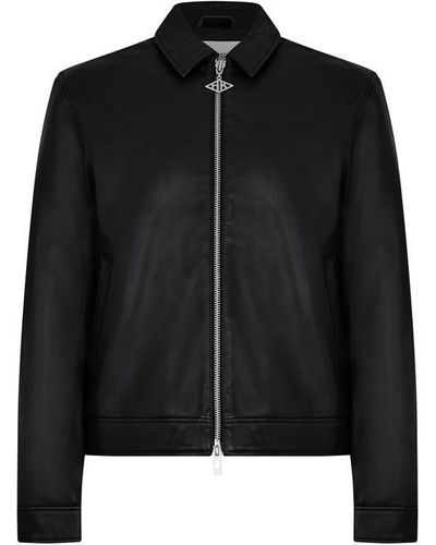Han Kjobenhavn Pilot Leather Jacket - Black
