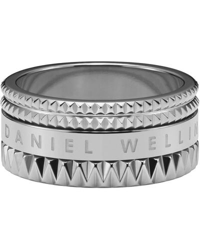 Daniel Wellington Elevation Stainless Steel Ring - Metallic