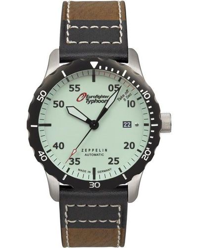 ZEPPELIN Stainless Steel Classic Analogue Automatic Watch - Green