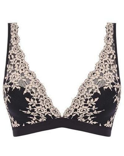 Wacoal Embrace Lace Non Wired Bralette - Black