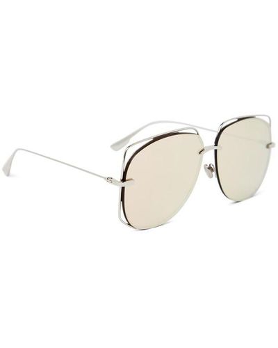 Dior Silver 0cd001086 Aviator Sunglasses - Natural