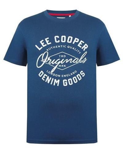 Lee Cooper Cooper T Shirt - Blue