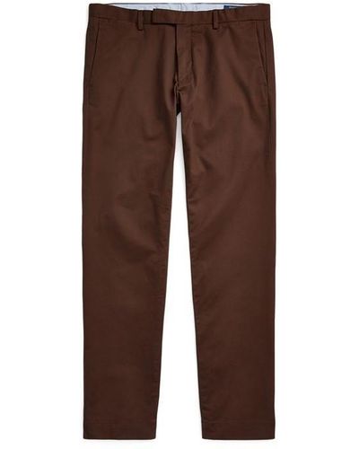 Polo Ralph Lauren Flat Chino Trousers - Brown
