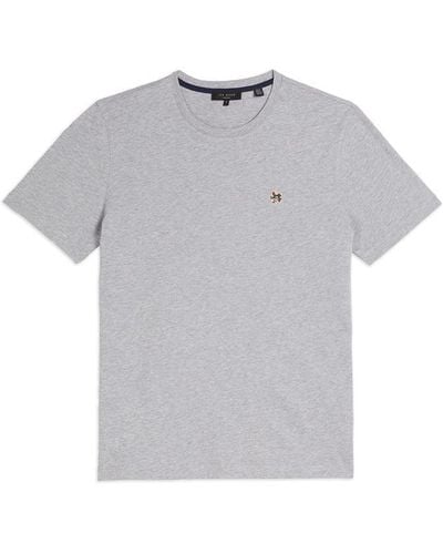 Ted Baker Oxford T Shirt - Grey