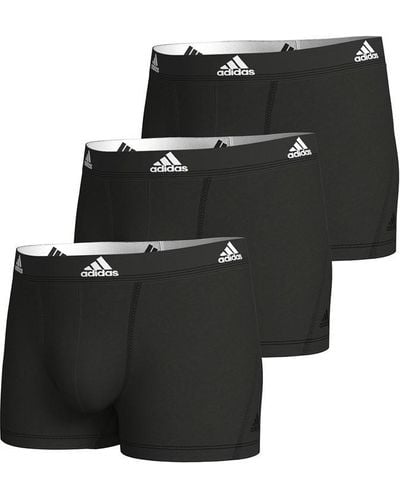 adidas Active Flex Cotton Trunk 3pk - Black