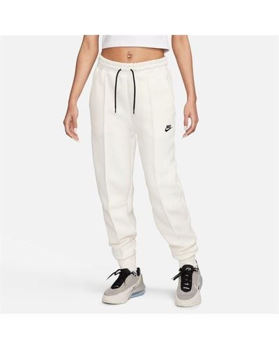 Nike Sportswear Tech Fleece Mid-rise joggers - White
