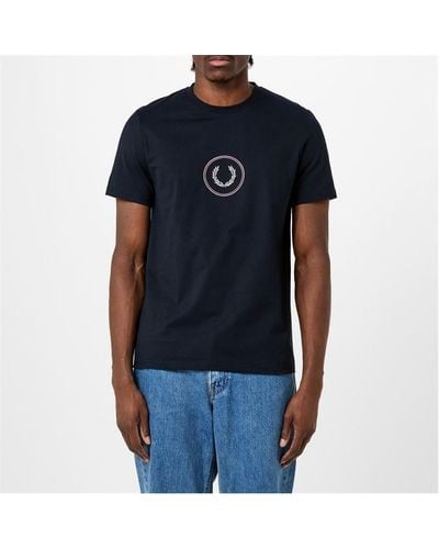 Fred Perry Branding T-shirt - Black