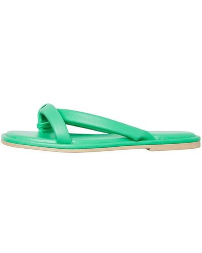 Vero Moda Leather Sandal S Sandals Bright Green 8