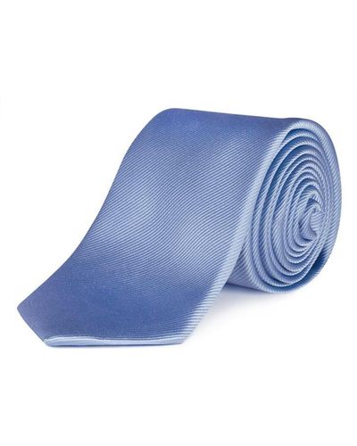 Haines and Bonner Silk Tie - Blue