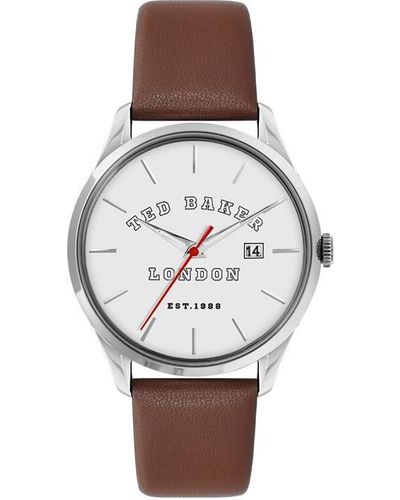 Ted Baker Steel Fashion Analogue Quartz Watch - Metallic