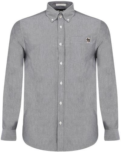 Ted Baker Caplet Oxford Shirt - Grey