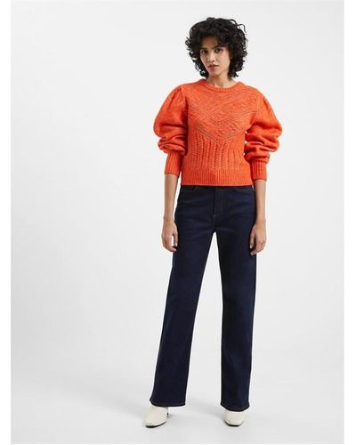 French Connection Fc Cons Kitty Jumper Ld34 - Orange
