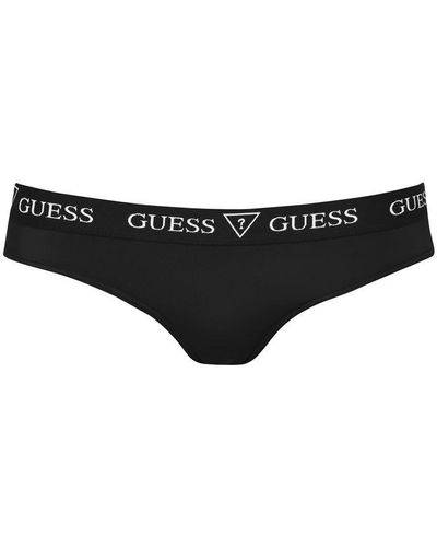 Guess Tape Bikini Briefs - Black
