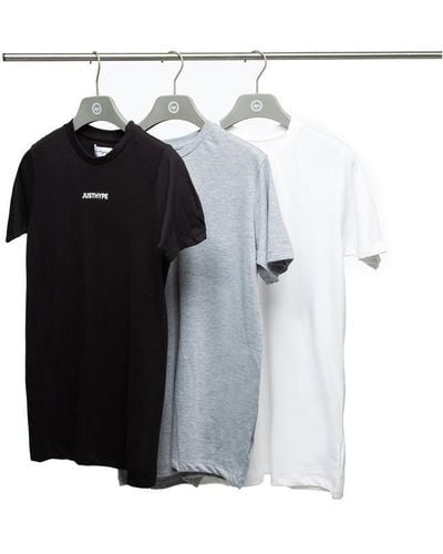 Hype Monotone Three Pack T-shirt - Black