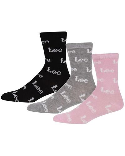Lee Jeans Socks Mon 3p Ld99 - Black