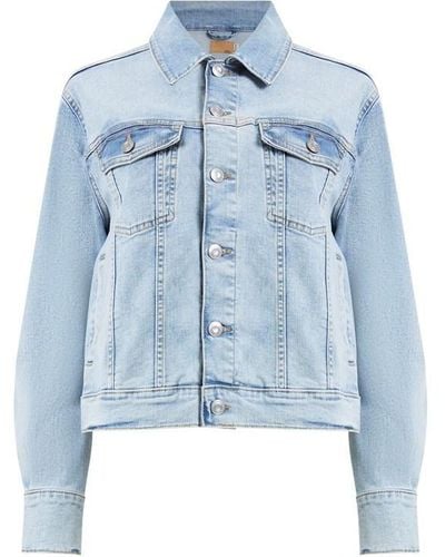French Connection Fc Trucker Jkt Ld42 - Blue
