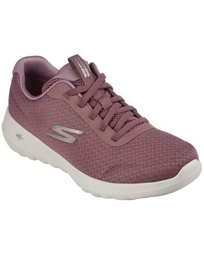 Skechers Athletic Mesh Trainer W E-z Fit Clo Walking Shoes - Purple