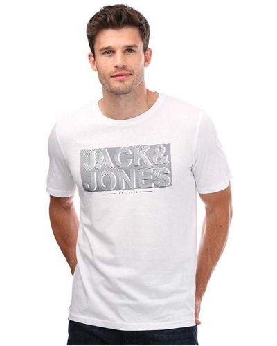 Jack & Jones Peter Crew Neck T-shirt - White