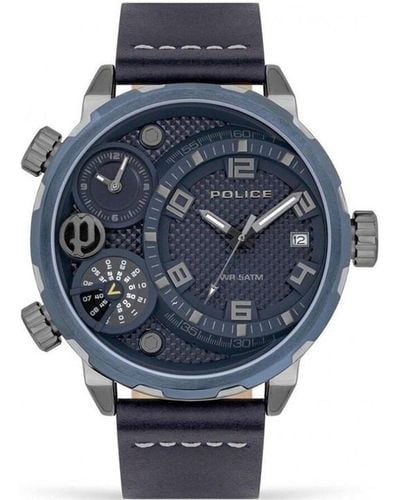 Police Steel Fashion Analogue Quartz Watch - Blue