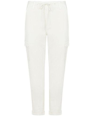 PAIGE Christy Cargo Trousers - White