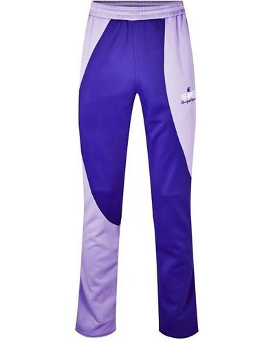 Off-White c/o Virgil Abloh Logo Colour Block Track Trousers - Purple