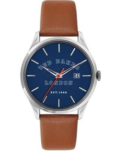 Ted Baker Steel Fashion Analogue Quartz Watch - Blue