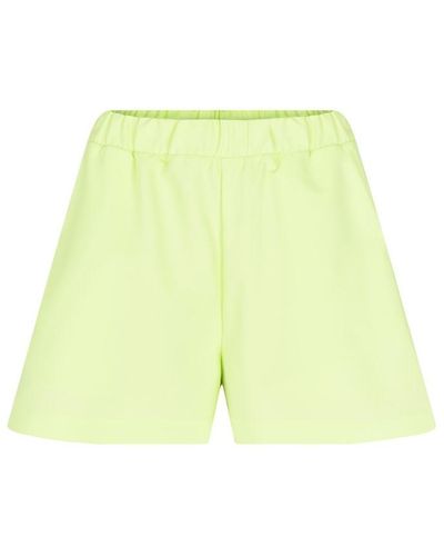 GOOD AMERICAN Weekend High-rise Shorts - Yellow