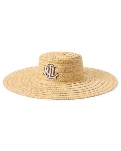 Ralph Lauren Lrl Rustic Sun Hat Ld42 - Natural
