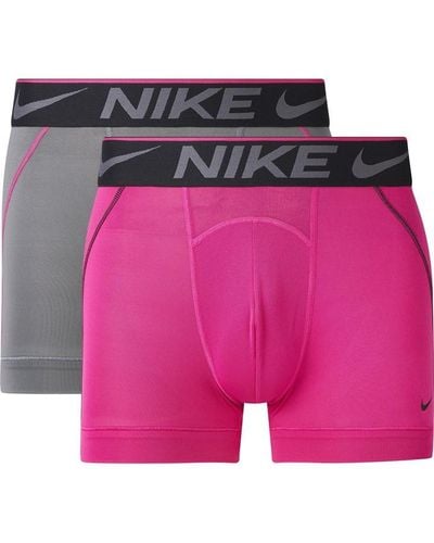 Nike 2 Pack Breathe Micro Trunks - Pink