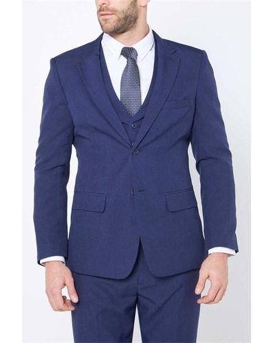 Studio Fit Navy Suit Jacket - Blue