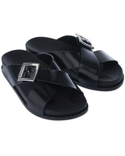 Zaxy Choice Slide Sandals - Black