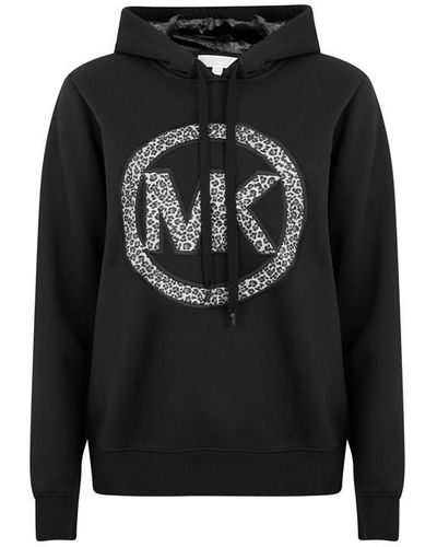 MICHAEL Michael Kors Oversized Logo Hoodie - Black