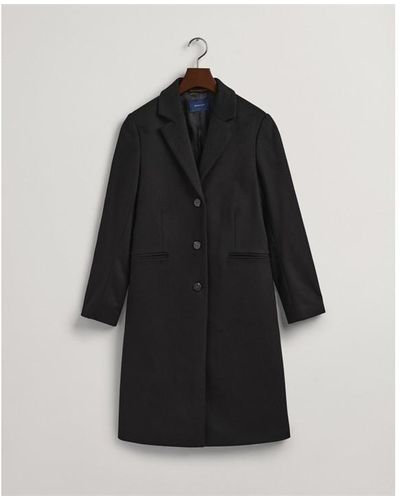 GANT Wool Tailorcoat Ld24 - Black