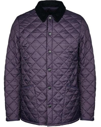 Barbour Heritage Liddesdale Quilted Jacket - Purple