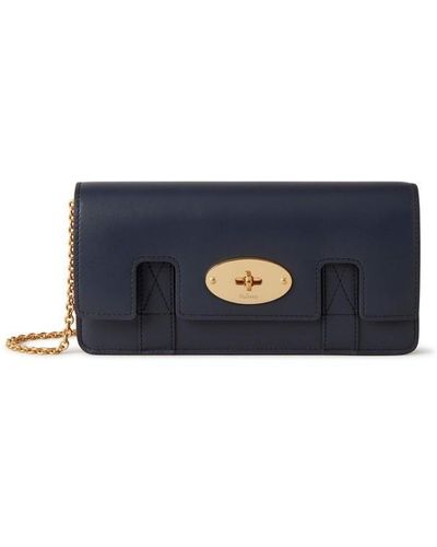 Mulberry East West Bayswater Clutch - Blue