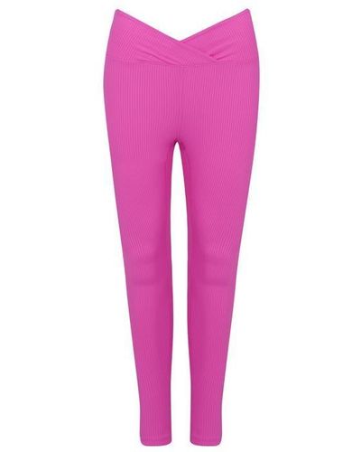 Year Of Ours Ribbed V leggings - Pink