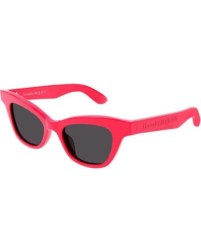 Alexander McQueen Sunglasses Am0381s - Red