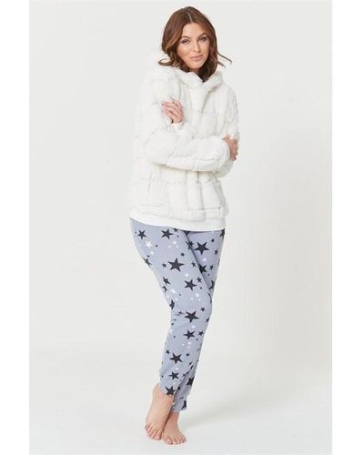 Studio Star Fleece Twosie in Blue Lyst UK