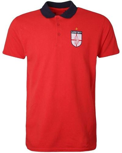 Luke 1977 Bobbys Goal Polo Shirt - Red