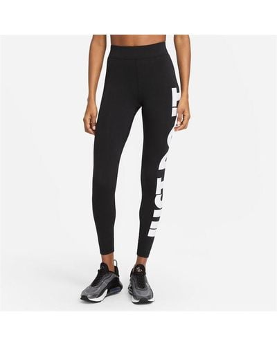 Nike Sportswear Essential High-rise leggings - Black